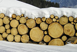 Innerpeintnerhof Holz im Winter